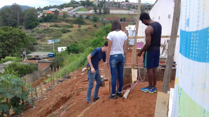 Faminas Muriaé - Alunos de Arquitetura realizam projeto em escola de Muriaé