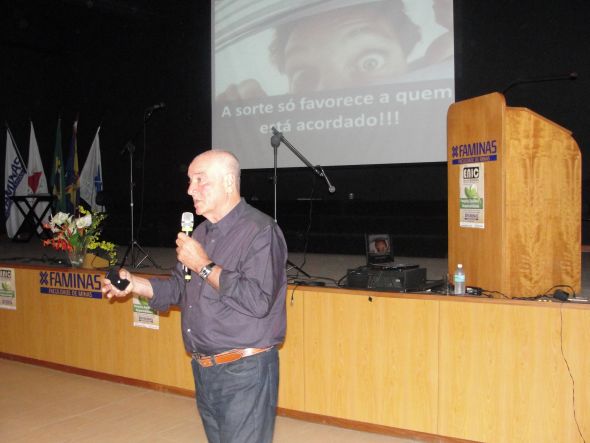 Palestra de João Marcos foi um dos destaques da noite de encerramento