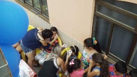 Faminas Muriaé - Alunos de Arquitetura realizam projeto em escola de Muriaé